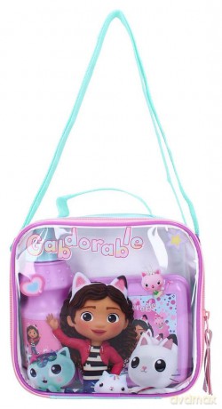 Gabby's Dollhouse Lunch Bag Set So Yummy 12 cm