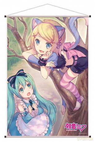 Hatsune Miku Wallscroll 08 Wonderland 2 60 x 90 cm