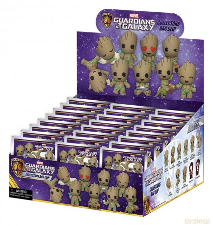 Marvel Groot 3D PVC Bag Clips Series 1 Blind Bag