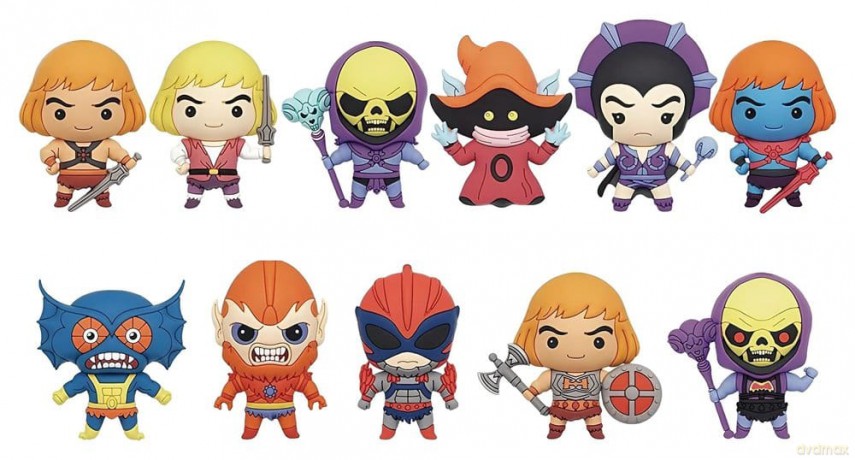 Masters of the Universe 3D Foam Bag Clips Movie Series 1