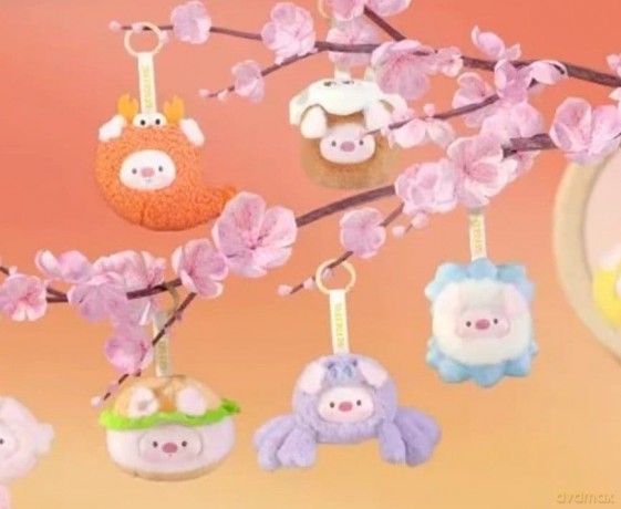 Mini GeeGeePig Plush Keychain Mini Transformations 12 cm Blind Box