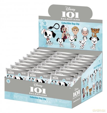 One Hundred and One Dalmatians 3D Foam Bag Clips Serie 72