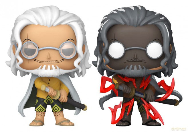 One Piece POP! Animation Vinyl Figures Silvers Rayleigh with Chase Exclusive 9 cm
