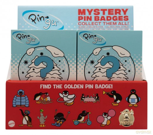 Pingu Mystery Pin Badges Blind Box