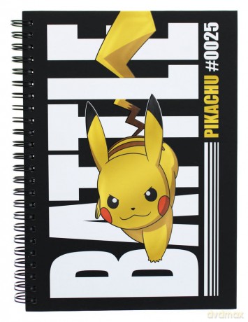 Pokemon Notebook A5 Battle Pikachu
