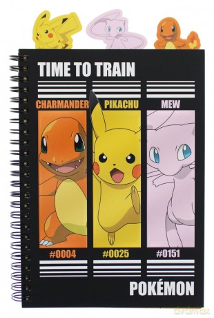 Pokemon Notebook A5 Project Book Time to Train