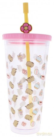 Pusheen Tumbler with Straw 700 ml