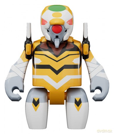 Rebuild of Evangelion Brickroid Mini Figure Evangelion Proto Type-00' 5 cm
