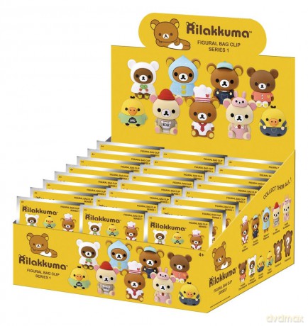 Rilakkuma 3D PVC Bag Clips Series 1 Blind Bag