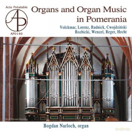 Narloch Bogdan: Organy Pomorza Zachodniego [CD]