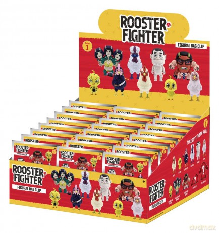 Rooster Fighter 3D PVC Bag Clips Series 1 Blind Bag