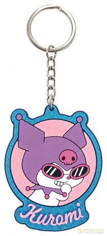 Sanrio Rubber Keychain Kuromi 7 cm