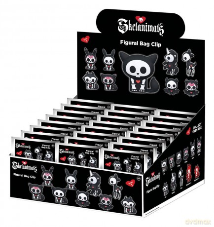 Skelanimals 3D PVC Bag Clips Series 1 Blind Bag