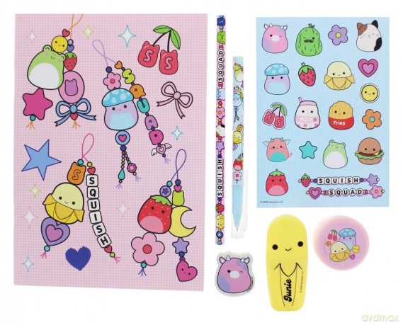 Squishmallows Stationery Set Squish Squad 7-piece