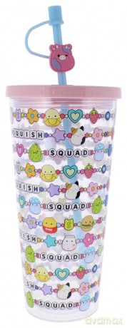Squishmallows Tumbler with Straw Squish Squad 700 ml