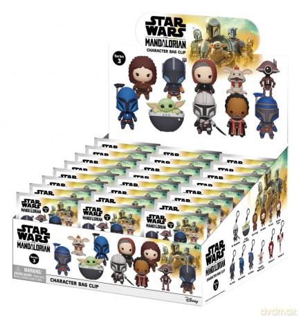 Star Wars The Mandalorian 3D PVC Bag Clips Series 3 Blind Bag