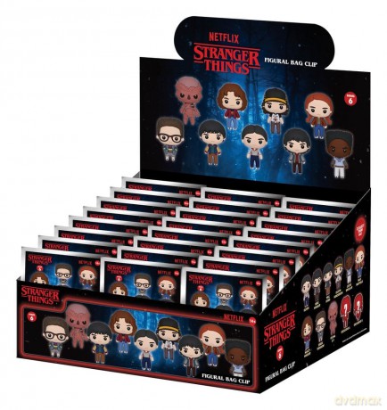 Stranger Things 5 3D PVC Bag Clips Series 6 Blind Bag