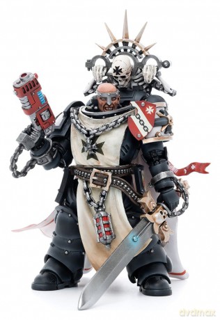 Warhammer 40k Action Figure 1/18 Black Templars Marshal Baldeckrath 12 cm