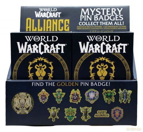 World of Warcraft Alliance Pin Badges Blind Box