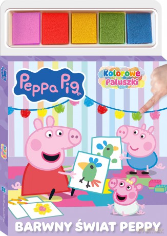 Barwny świat Peppy. Świnka Peppa. Kolorowe Paluszki [KSIĄŻKA]