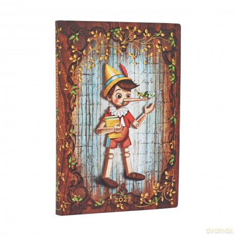 Kalendarz 2027 Carlo Collodi Pinocchio tygodniowy [KALENDARZ]
