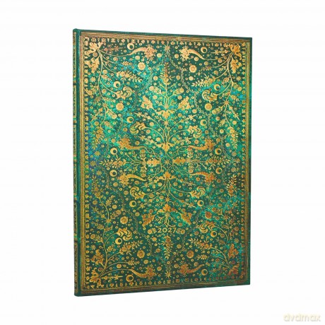 Kalendarz 2027 Emerald Flower tygodniowy [KALENDARZ]