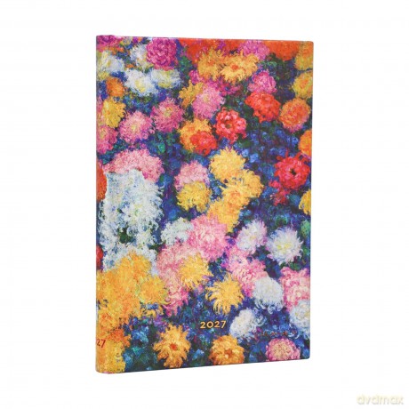 Kalendarz 2027 Monet's Chrysanthemums tygodniowy [KALENDARZ]