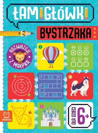 Łamigłówki bystrzaka. Rozwiązuję z małpką. Od 6 lat - Beata Karlik [KSIĄŻKA]