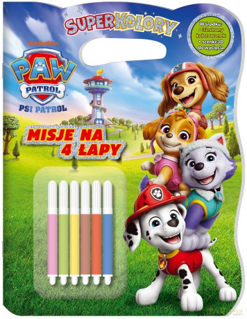 Misje na 4 łapy. Psi Patrol. Superkolory [KSIĄŻKA]