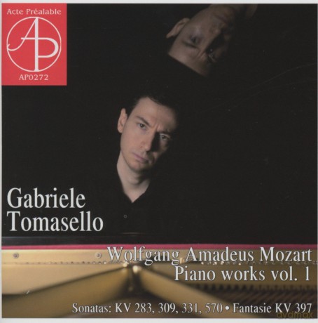 Tomasello Gabriele: Wolfgang Amadeus Mozart: Piano Works Vol. 1 [CD]