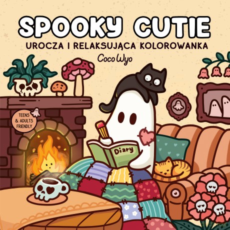 Spooky Cutie. Urocza i relaksująca kolorowanka - Coco Wyo [KSIĄŻKA]