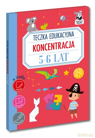 Teczka edukacyjna. Koncentracja. 5-6 lat. Kapitan Nauka - Katarzyna Szumska [KSIĄŻKA]