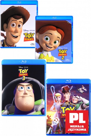 Toy Story 1-4 Pakiet (Disney Pixar) [4xBlu-Ray] 