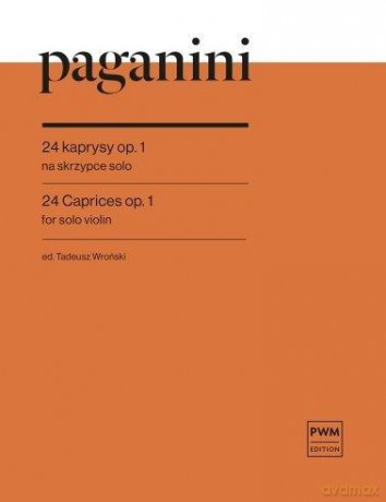 24 Kaprysy op.1 na skrzypce solo - Niccolo Paganini [KSIĄŻKA]