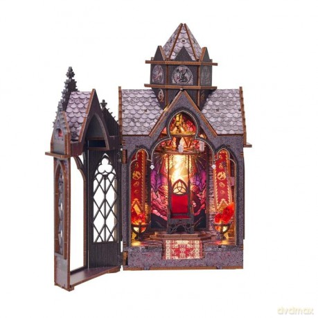 3D Gotycka komnata smoków z tronem [PUZZLE]