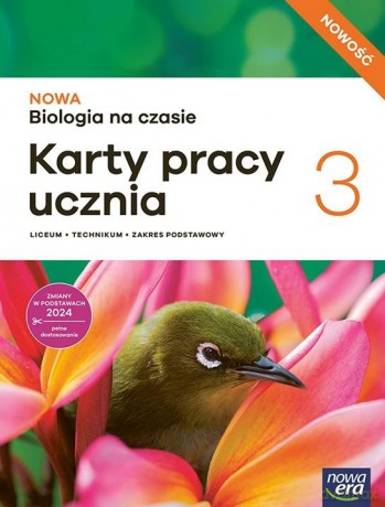 Biologia LO 3 Nowa Biologia na czasie Karty pracy ucznia zakres podstawowy [KSIĄŻKA]