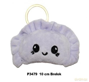 Brelok pieróg fioletowy 10cm