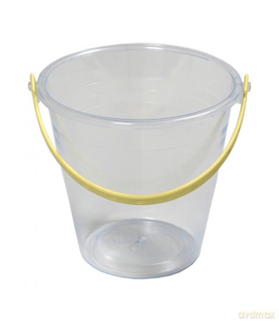 Bucket transparent 14cm