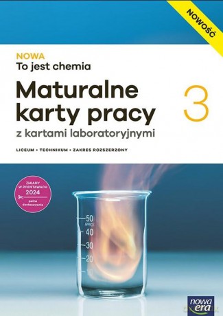 Chemia LO 3 Nowa To jest chemia maturalne Karty pracy zakres rozszerzony [KSIĄŻKA]