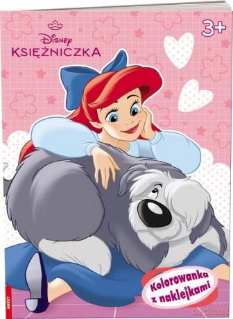Disney Księżniczka. Kolorowanka z naklejkami [KSIĄŻKA]