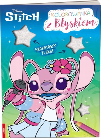 Disney Stitch. Kolorowanka z błyskiem [KSIĄŻKA]