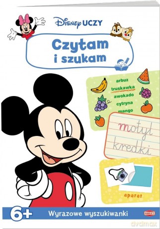 Disney uczy. Czytam i szukam [KSIĄŻKA]