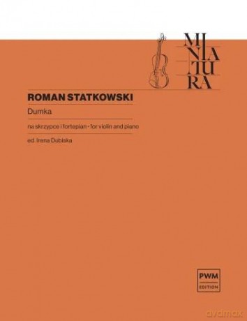 Dumka na skrzypce i fortepian - Roman Statkowski [KSIĄŻKA]