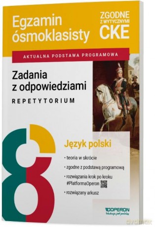 Egzamin ósmoklasisty 2027 J. Polski Repetytorium - Ewa Frączek, Jolanta Eisner, Beata Parchem-Albeck [KSIĄŻKA]