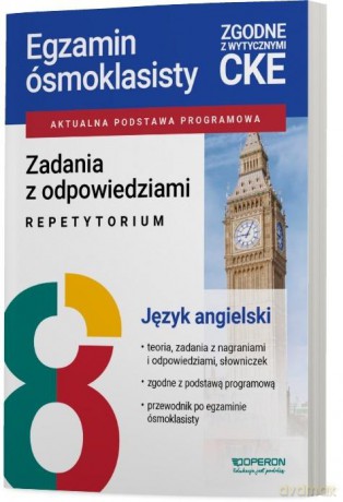Egzamin ósmoklasisty 2027 J.angielski Repetytorium - Monika Drezner [KSIĄŻKA]