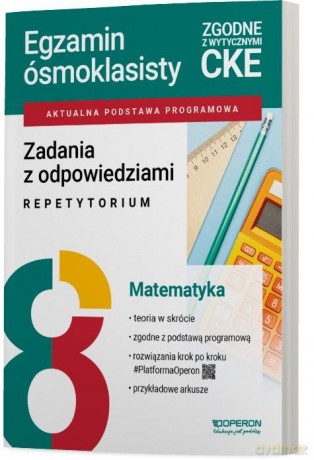 Egzamin ósmoklasisty 2027 Matematyka Repetytorium - Małgorzata Pająk, Anna Konstantynowicz [KSIĄŻKA]