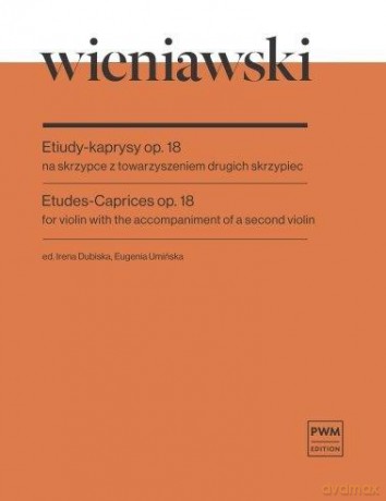 Etiudy-kaprysy op. 18 - Henryk Wieniawski [KSIĄŻKA]