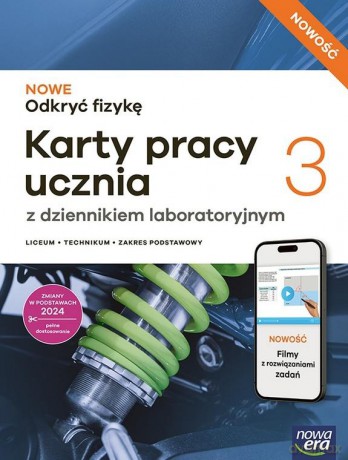 Fizyka LO 3 Nowe Odkryć fizykę Karty pracy ucznia Smart zakres podstawowy [KSIĄŻKA]