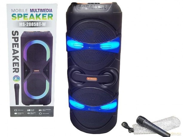 Głośnik Bluetooth z mikrofonem karaoke USB