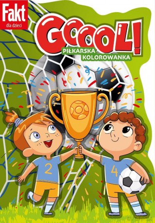 Goool! Piłkarska kolorowanka [KSIĄŻKA]